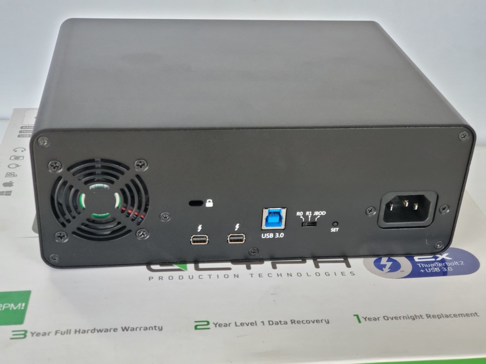 Glyph StudioRAID 4 TB 2-Bay USB 3.0/Thunderbolt 2 RAID Array #52992 tested