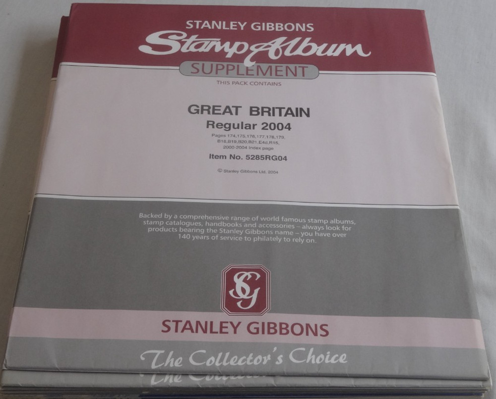 DAVO SG GREAT BRITAIN 1998 - 2004 ST SUPPLEMENT ALBUM PAGES