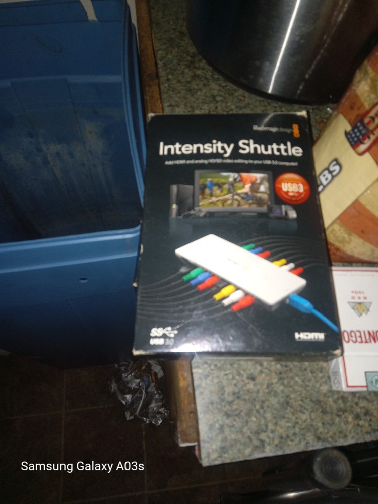 Blackmagic Design Intensity Shuttle Thunderbolt Video Capture - Untested