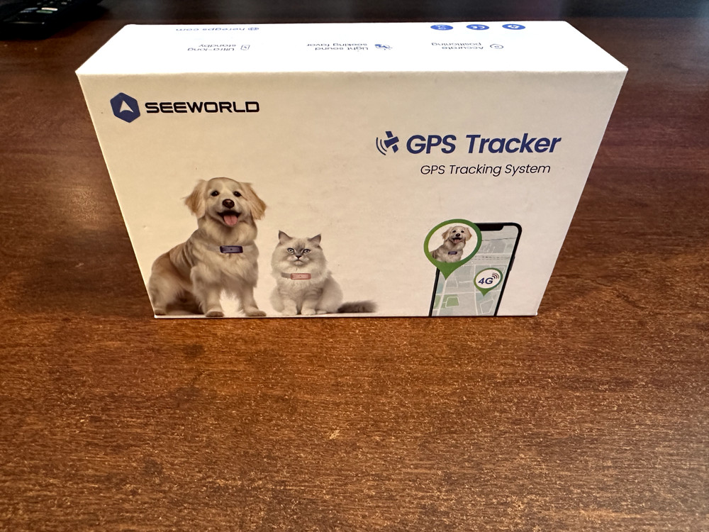SEEWORLD P1 GPS Cat Dog Tracker Open Box