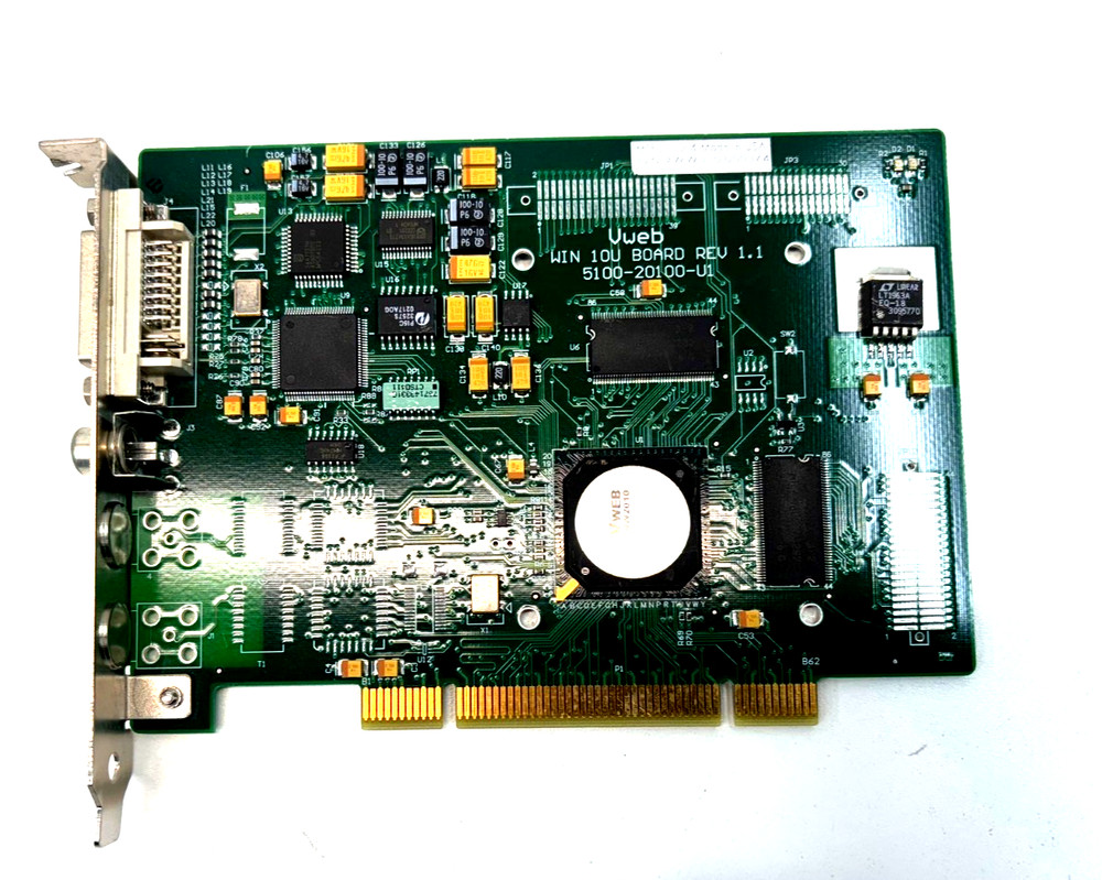 Vweb WIN 10U Board Rev. 1.1 Audio Video Codec PCI Card