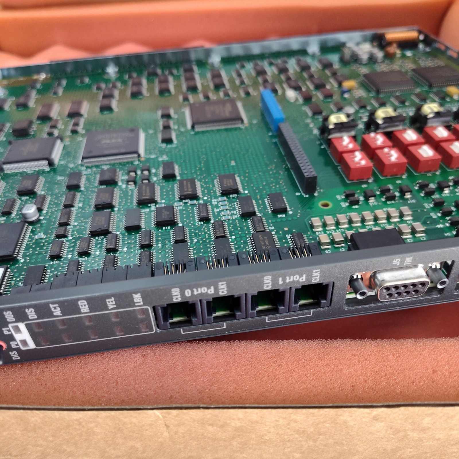 Nortel NT5D12AHE5 Dual PRI Interface Circuit Card Rack Mount Telecom Module