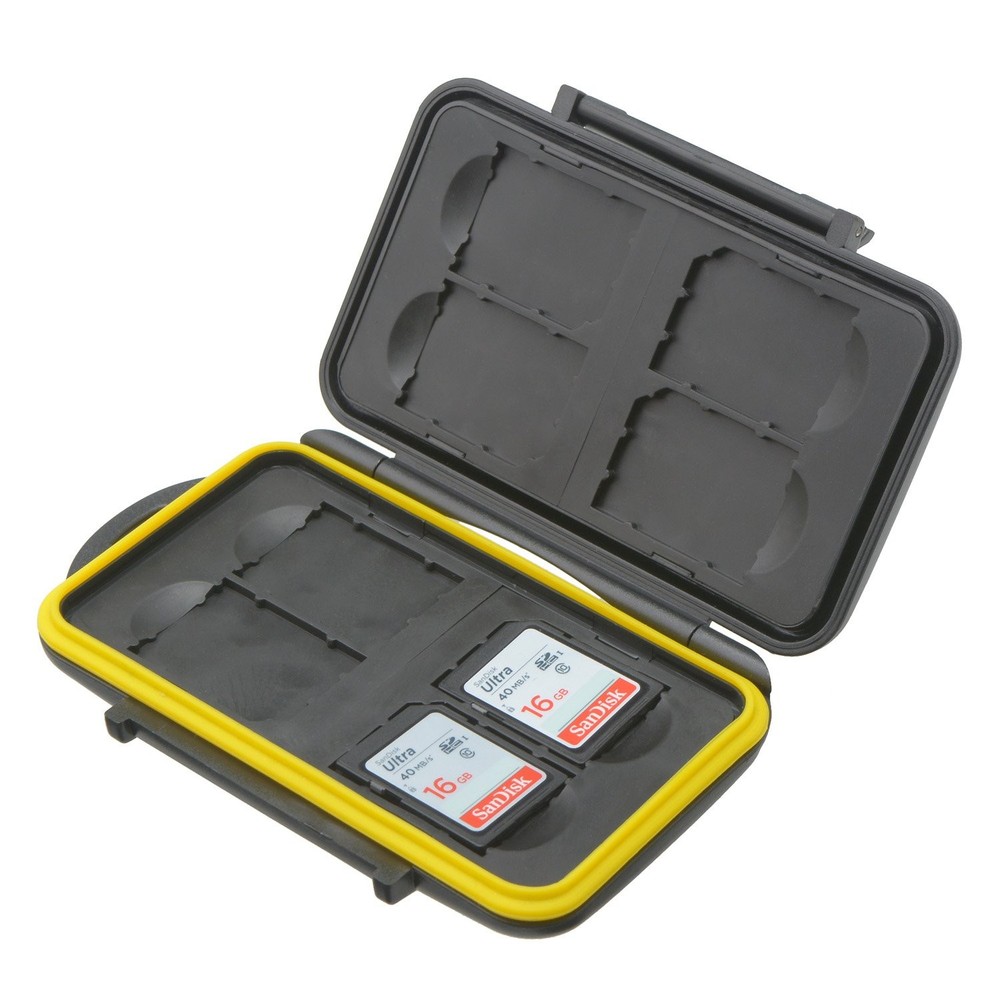 JJC MC-SD8 Memory Storage Case for 8X SD Card Black