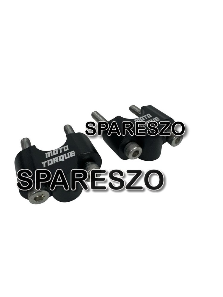HANDLEBAR RISER BLACK FIT FOR ROYAL ENFIELD BEAR 650