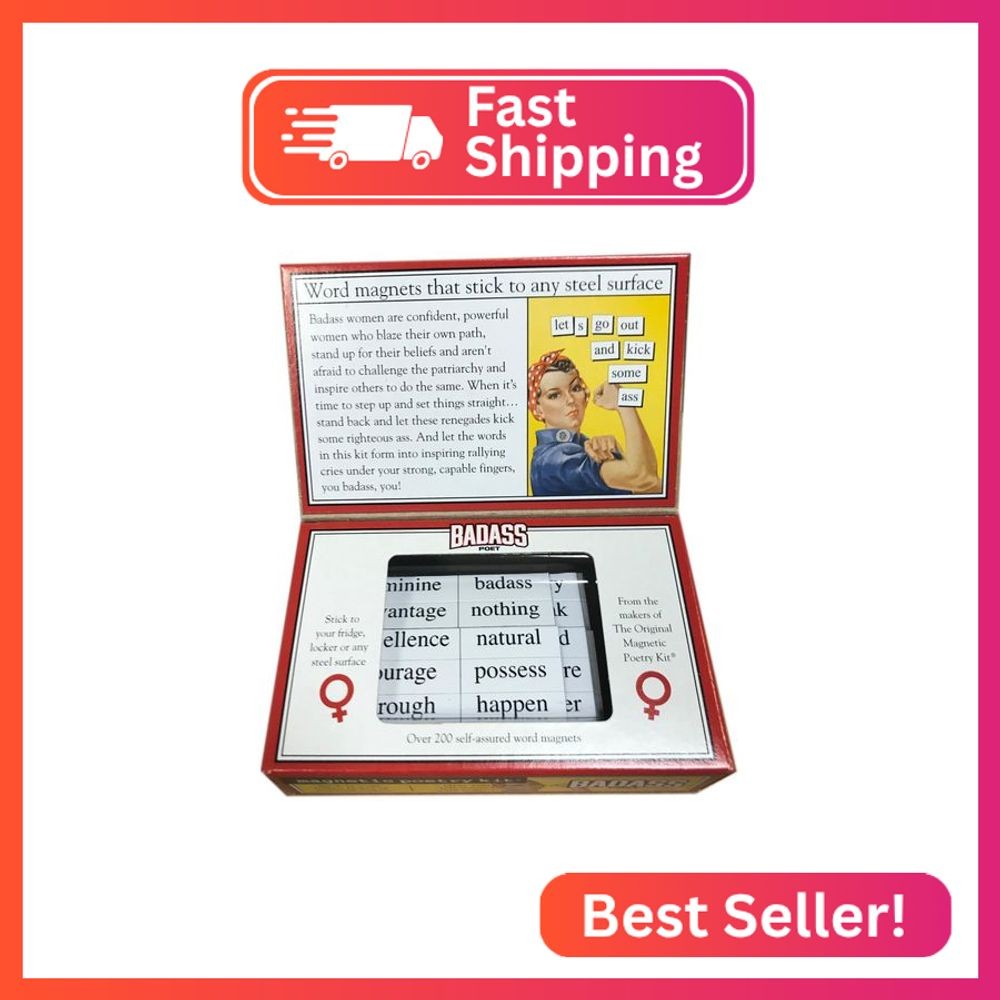 Magnetic Poetry Badass Poet