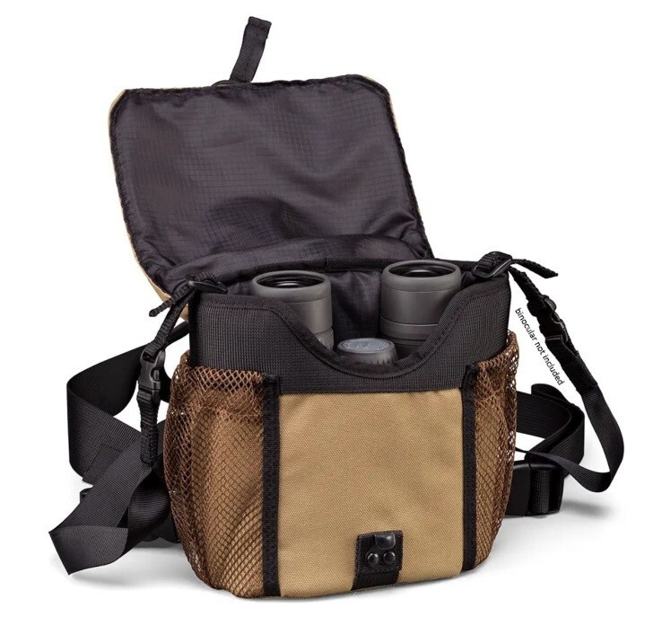 Vortex Glasspak Binocular Harness Coyote Brown Bag Case P400