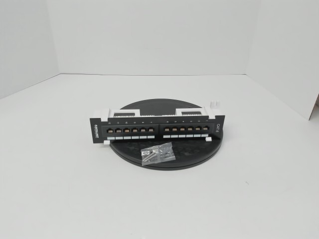 Intellinet Patch Panel, 12-Port, UTP, Black