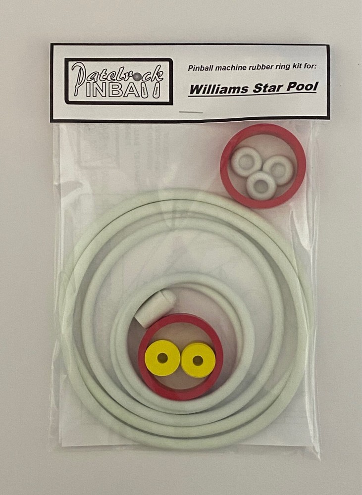1974 Williams Star Pool Pinball Machine Rubber Ring Kit