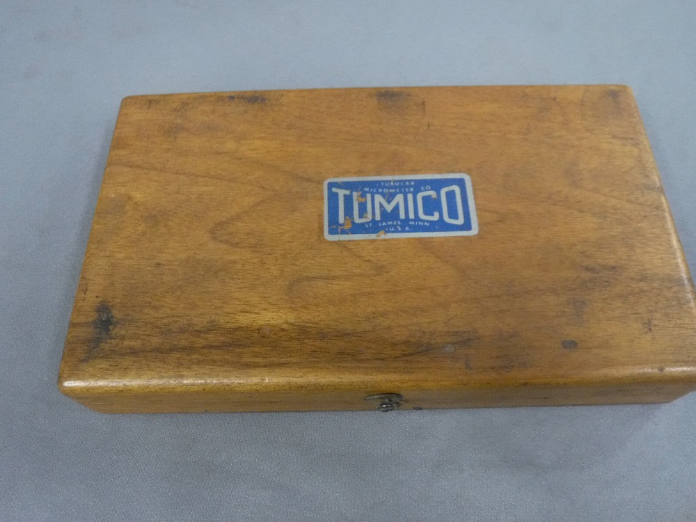 SCHERR TUMICO 0-3" DEPTH MICROMETER 4" BASE W/ CASE