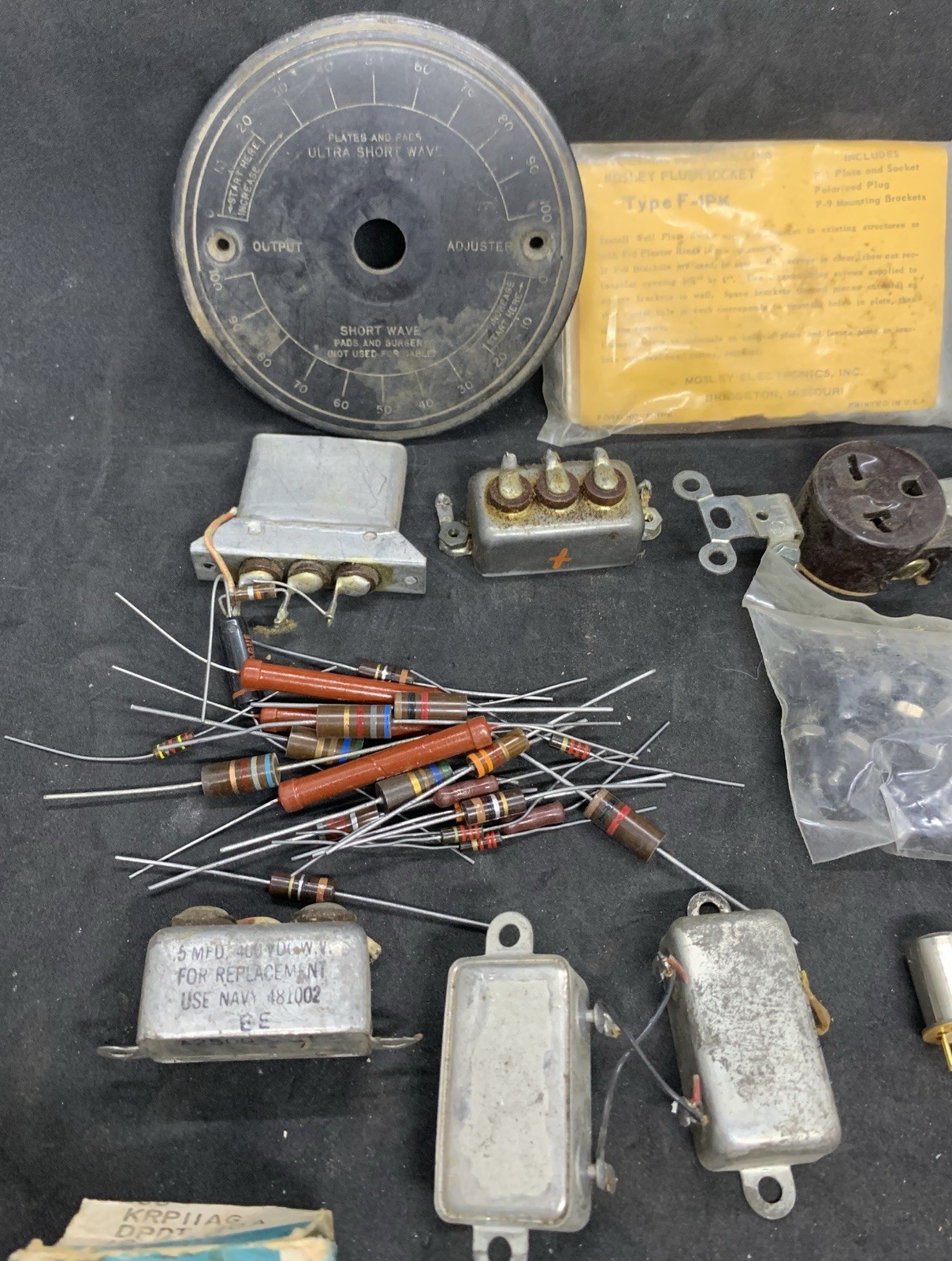 Misc. Radio and Electrical Parts * FROM HAM / ANTIQUE RADIO ESTATE * (A204)