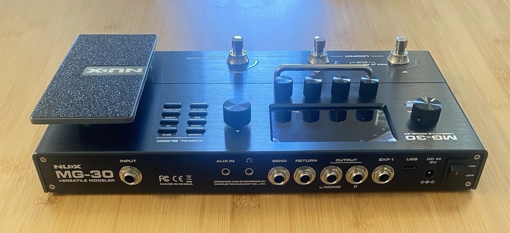 NUX MG-30 Modeling Guitar Processor Multi-Effects Pedal