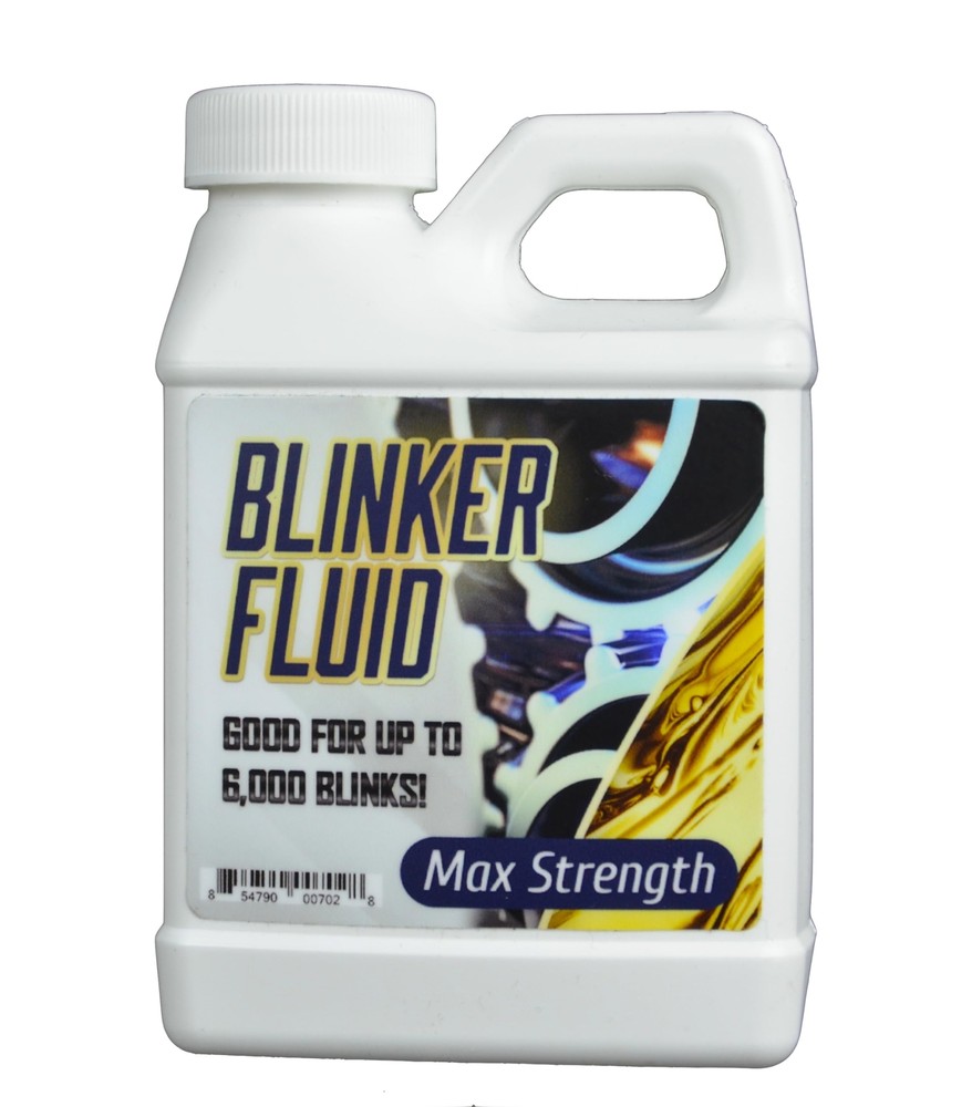 Blinker Fluid HAND HELD VERSION Hilarious Gag Gift Car Prank EMPTY Bottle