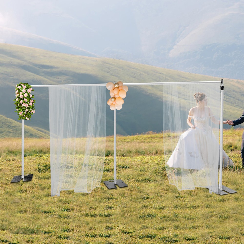 Pipe and Drape Backdrop Stand Kit, Drape Stand kit, Adjustable Backdrop Stand