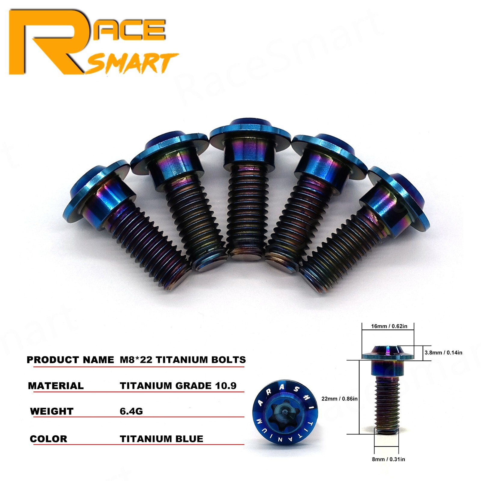 15PCS Front Rear Brake Rotors Bolts Screws For Yamaha R1 2004-2021 R6 2003-2019