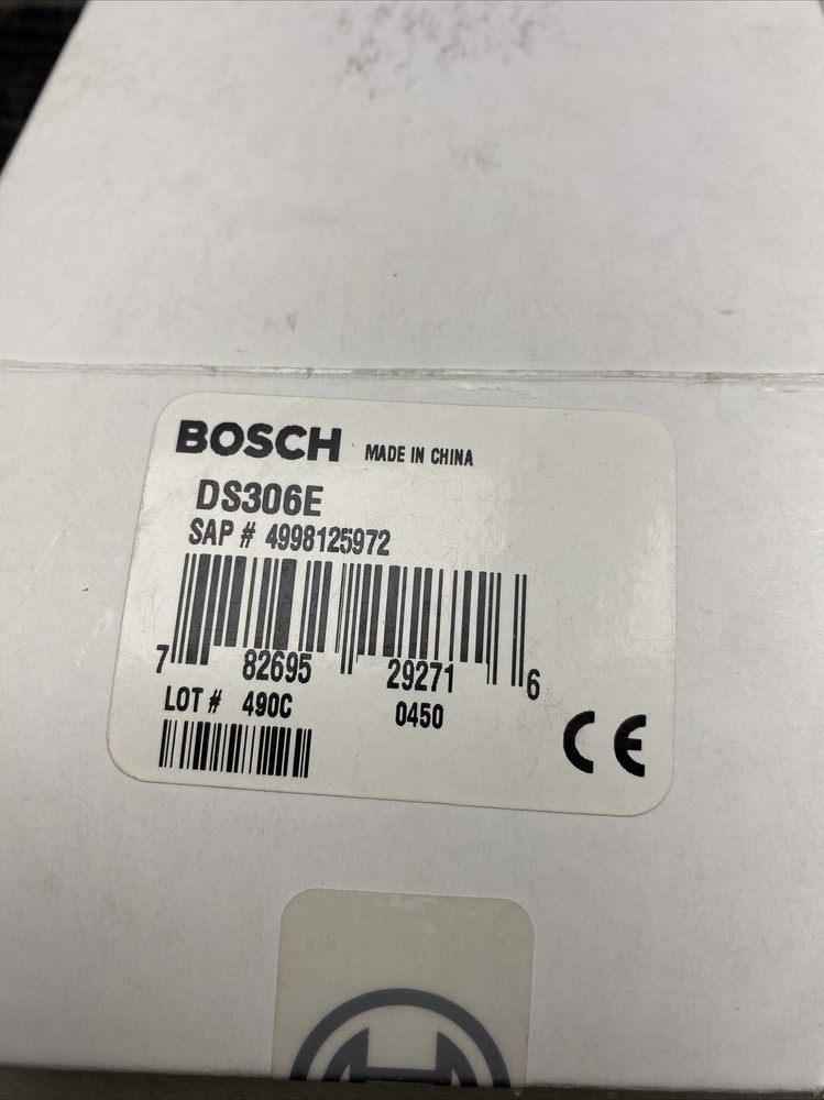 New Bosch DS306E Motion Detector