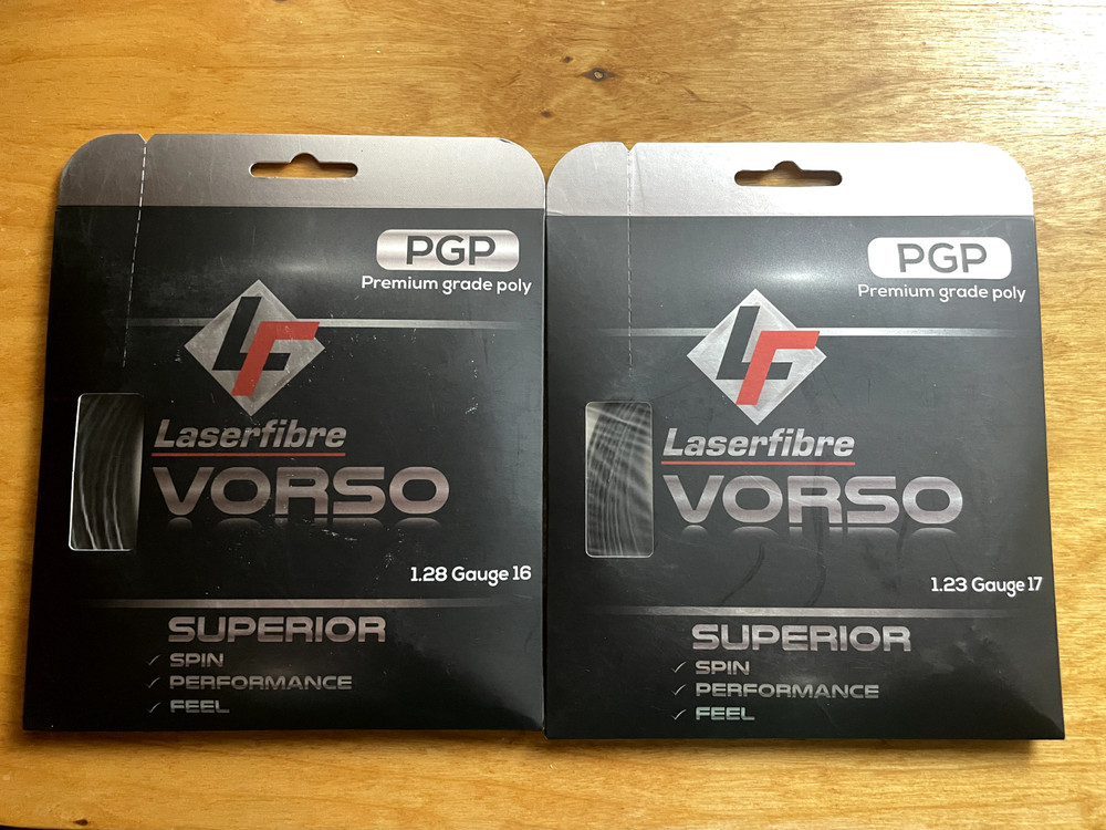 Laserfibre Vorso Poly Tennis String Sets