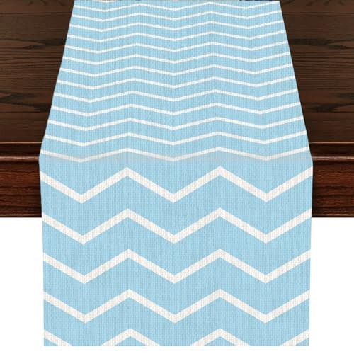 Table Runner, Kitchen Dining Table Decor Decor Gifts Table Runners Wave Shape