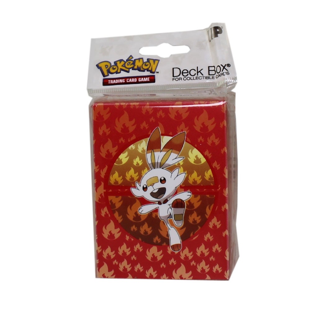 Pokemon Card Supplies - Sword & Shield Galar Starters Deck Box - SCORBUNNY - New
