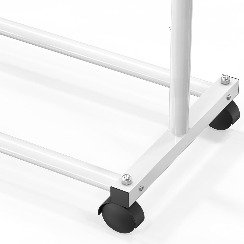 Standard Rod Garment Rack, White
