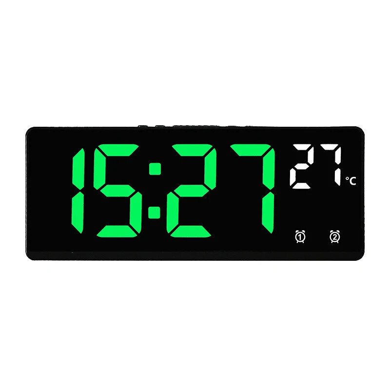 Multifunction Electronic Clock Simple Large Screen Clock Multi Group Alarm Clock