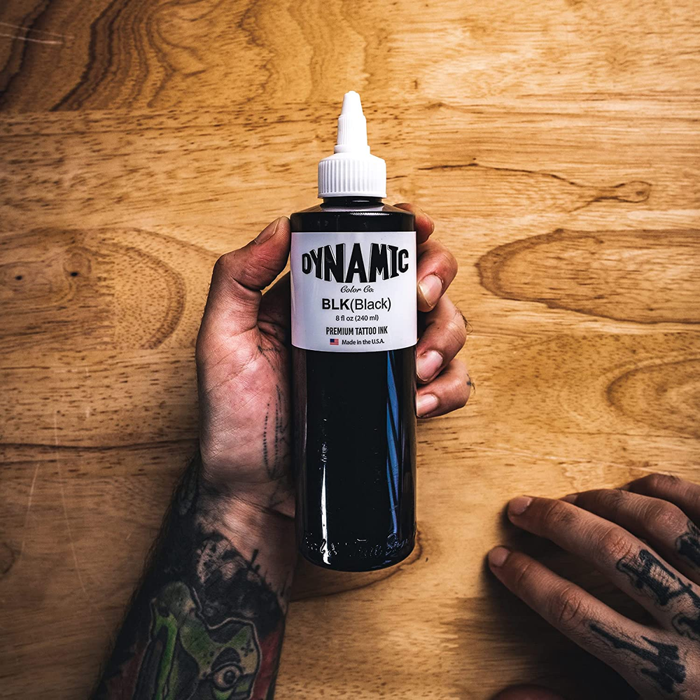 Dynamic Black Ink 8Oz Bottle