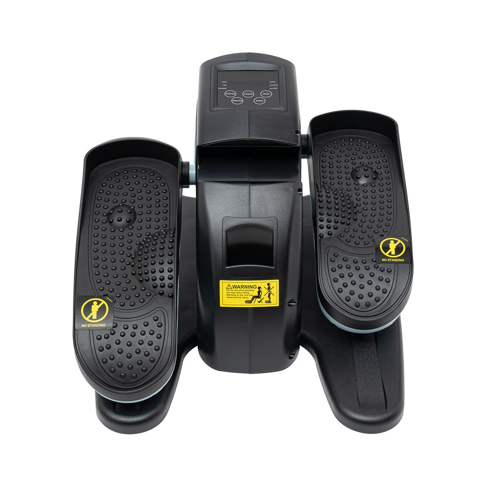 Electric Elliptical Trainer with Remote, LCD Screen, and Compact Design