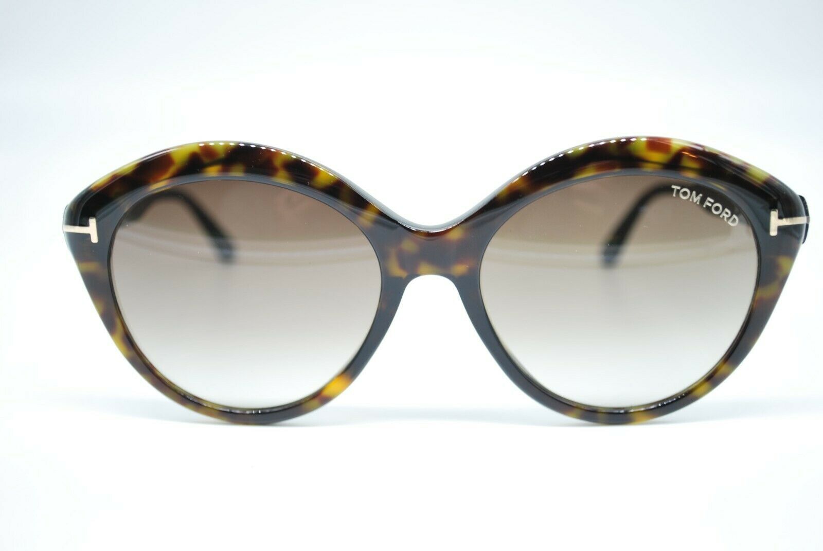 NEW TOM FORD TF 763-F 52K HAVANA BROWN GRADIENT AUTHENTIC SUNGLASSES 57-18