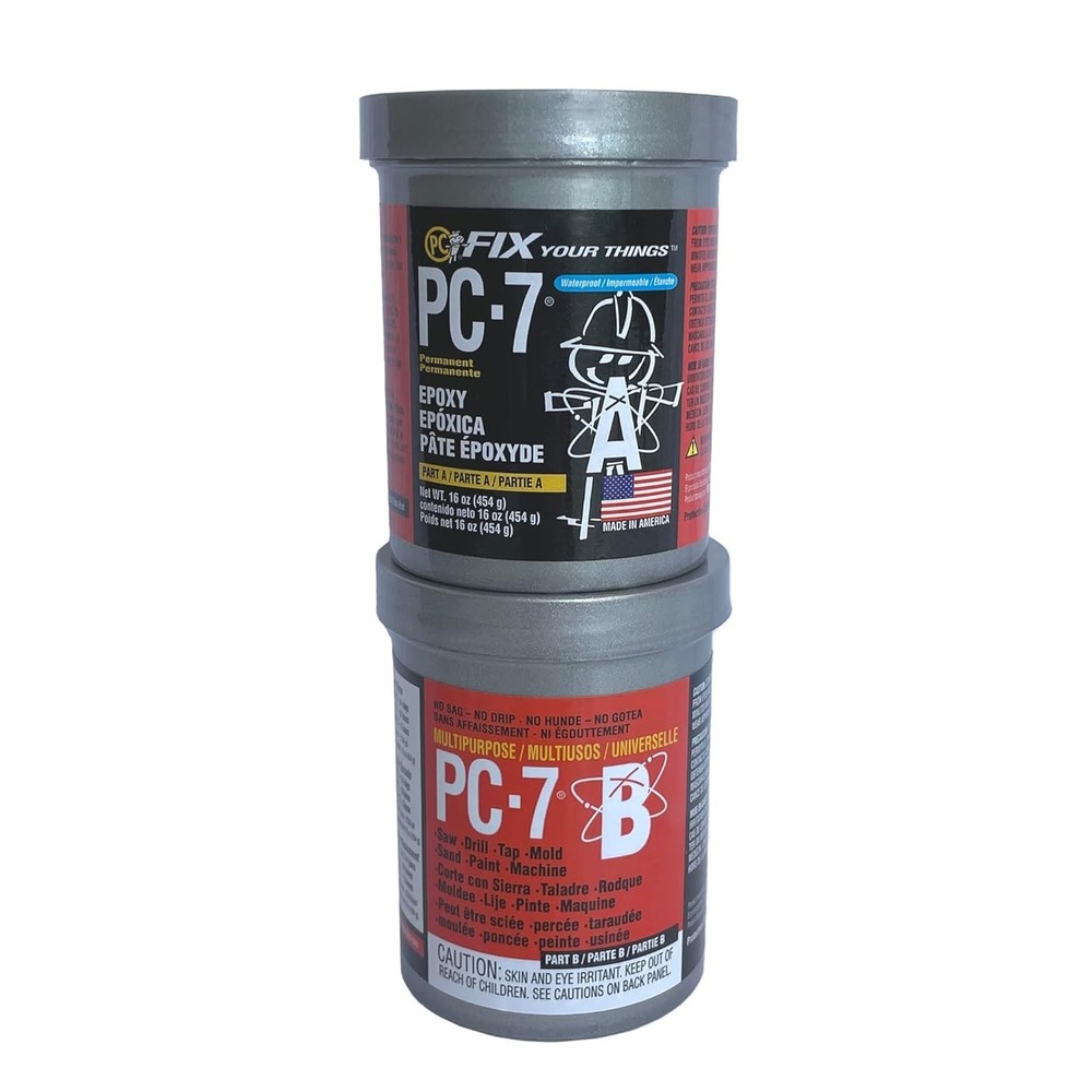 Versatile PC-7 Epoxy Adhesive Paste, Two-Part 1lb - Perfect for Crafts & Repairs