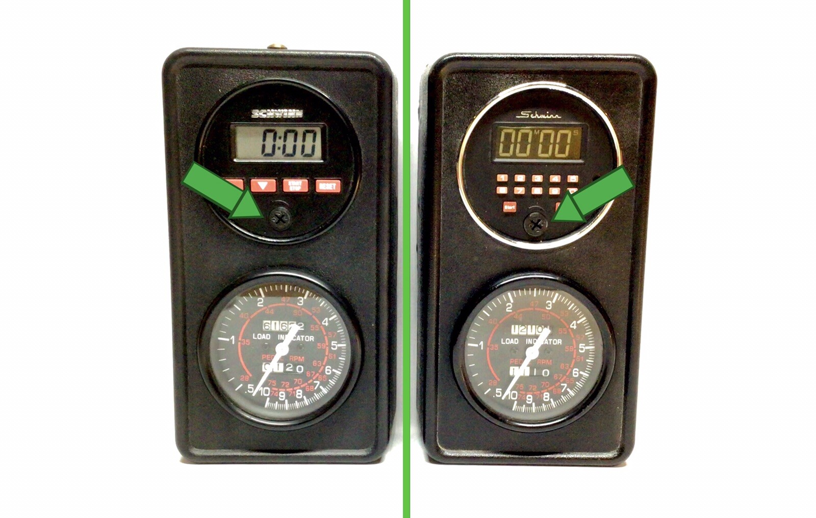 Schwinn Airdyne AD3 Ergometer Display replacement battery Cover cap 2pk+Battery