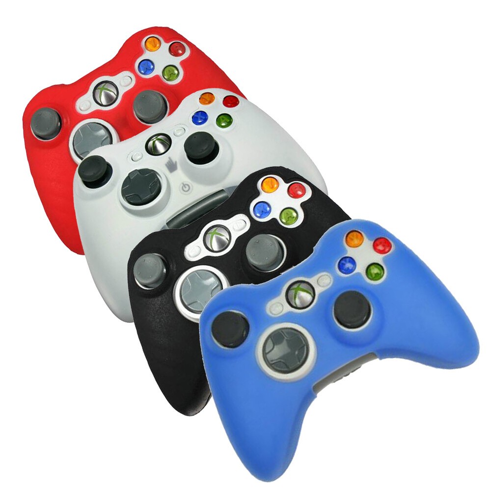 2X Silicone Protective Rubber Skin Case Cover for Microsoft XBox 360 Controller