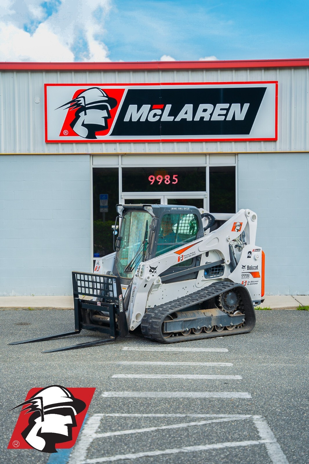 Pair Forklift Forks 1.57"x4"x48" Class 2A Fork 5,500 Lbs Cap *Frame Not Included