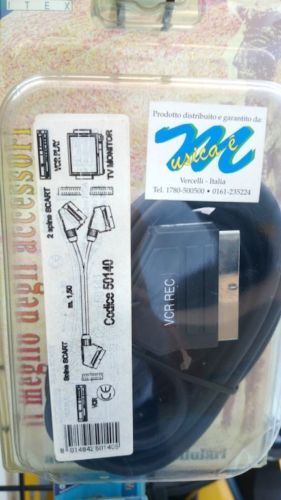 HIGH QUALITY RESOLUTION 1.5m MG 50140 DOUBLE SCART SWITCH CABLE
