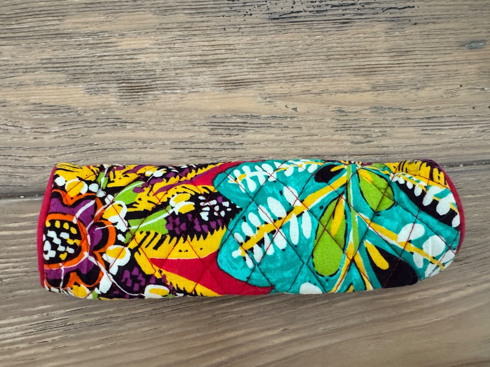 Vera Bradley Red Print Pencil Case