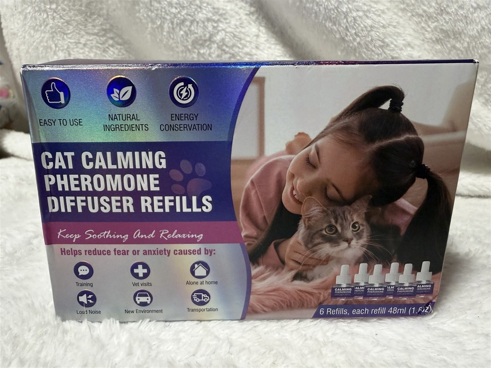 4 PACK CAT CALMING PHEROMONE DIFFUSER REFILLS MULTICAT