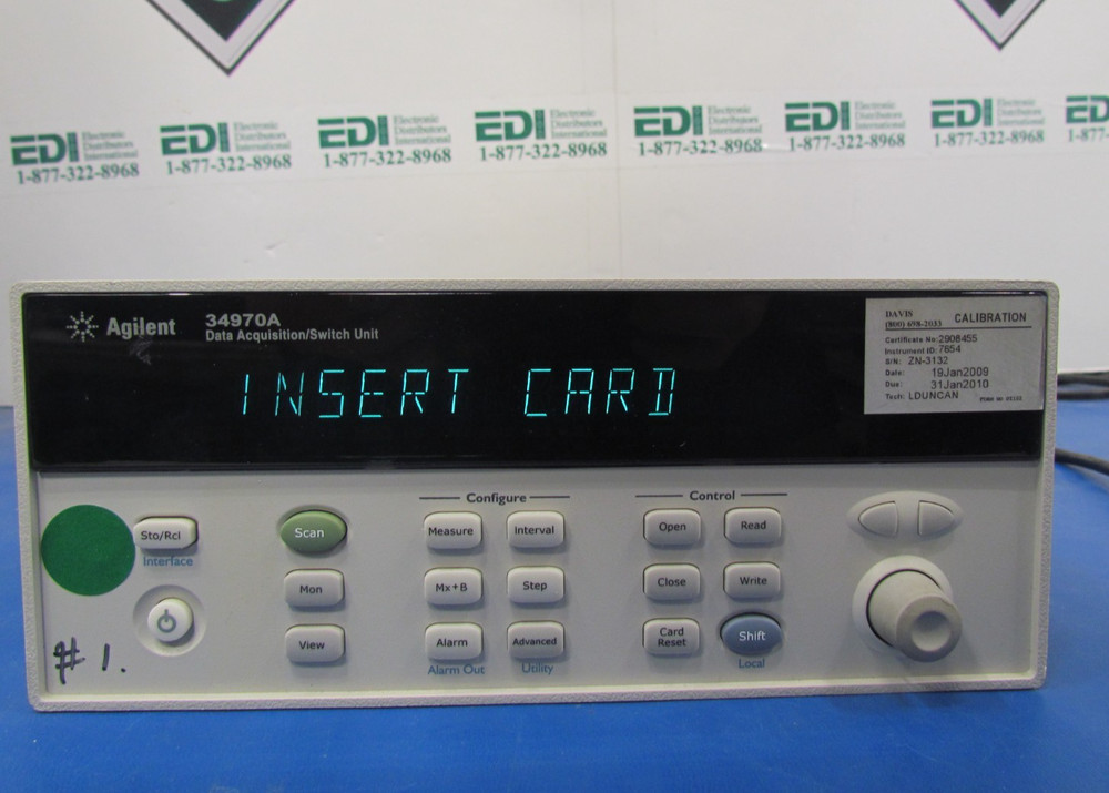 Agilent 34970A Data Acquisition Switch Unit - No Modules