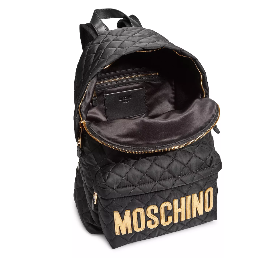 NWT Moschino Quilted Nylon Backpack MSRP$755