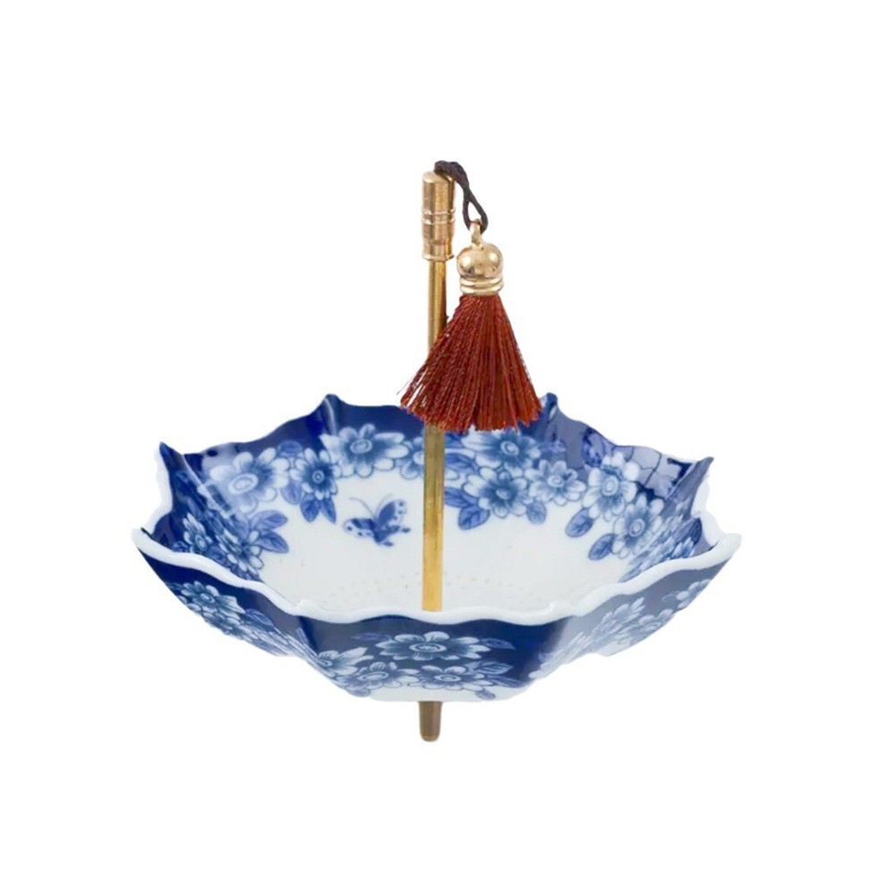 Artful Umbrella Design Filter Net Tea Strainer Ceramic Creative Tea Accessories