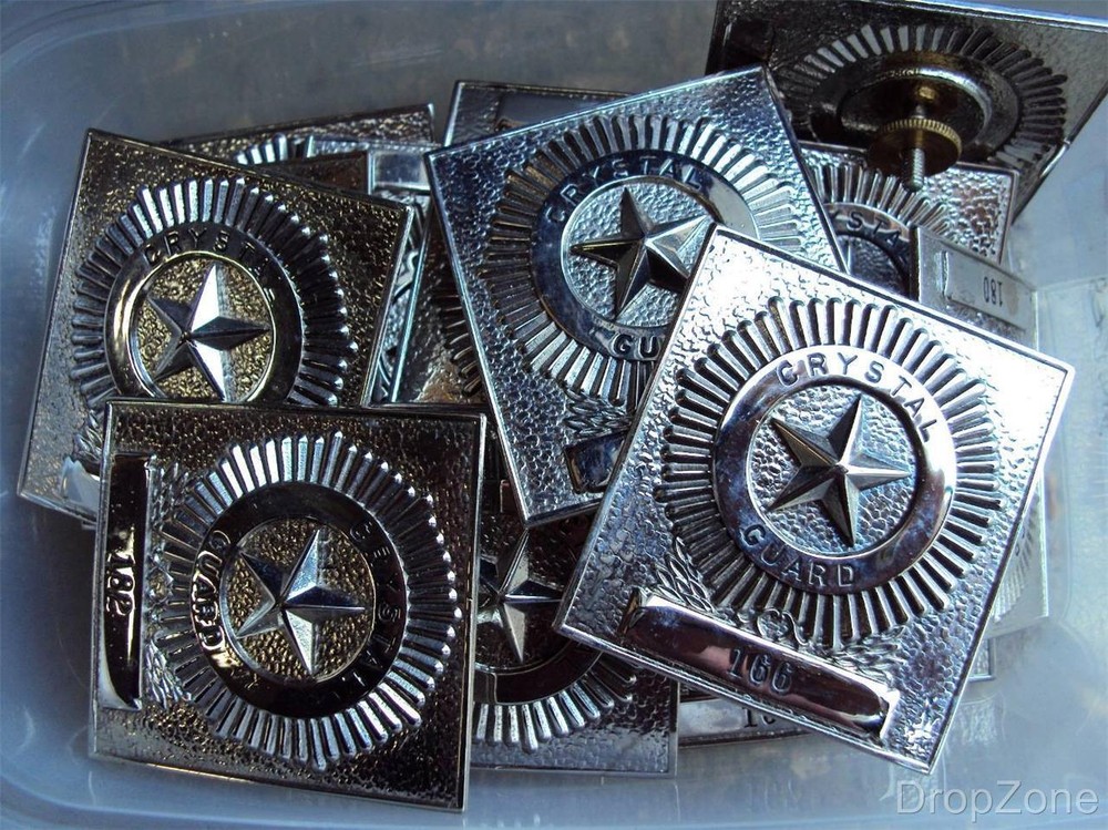 US Crystal Guard Security Badge