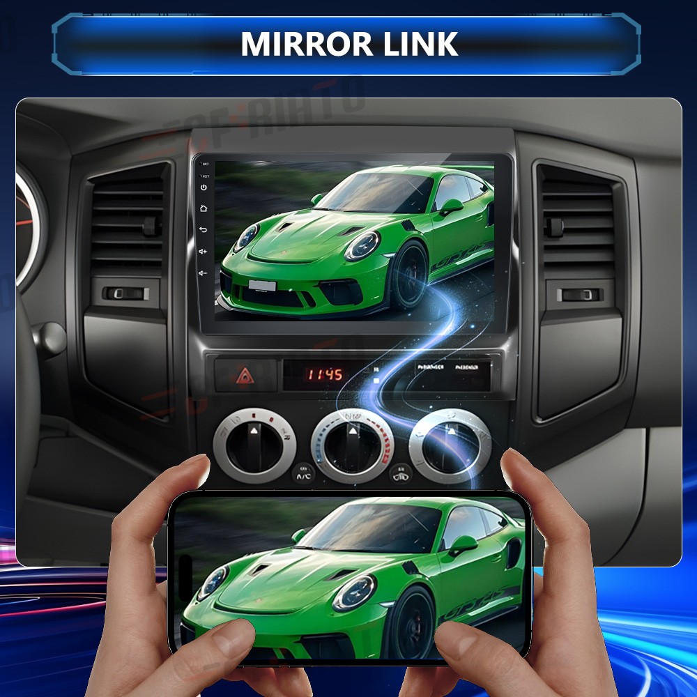 Android 15.0 Car Radio Stereo GPS WIFI Apple Carplay For Toyota Tacoma 2005-2013