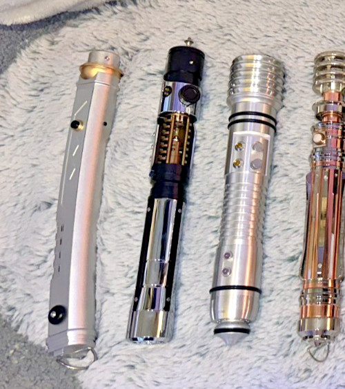 Starkiller Force Unleashed Lightsaber with exposed Kyber Crystal (Proffie) Core