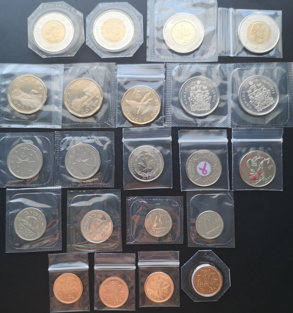 *** CANADA  2006  COMPLETE  UNCIRCULATED  COINS  SET *** AWESOME  SET  ***