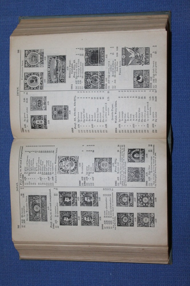 Scott Standard Postage Stamp Catalogue 1924 BlueLakeStamps Solid Good book