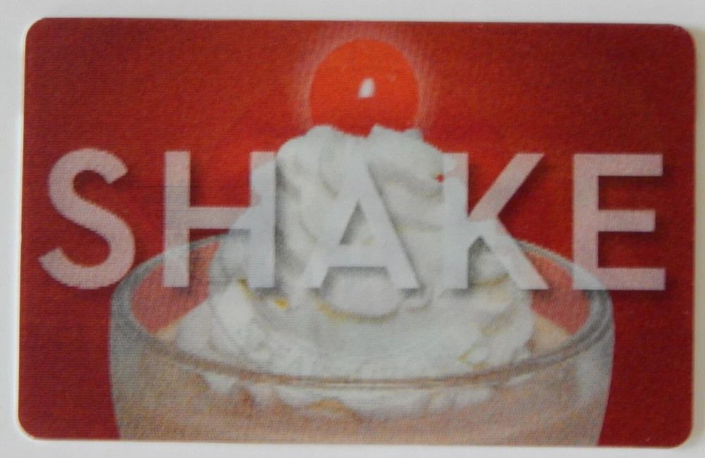Steak N Shake Cool 3D 3 image Gift Card NO $ VALUE