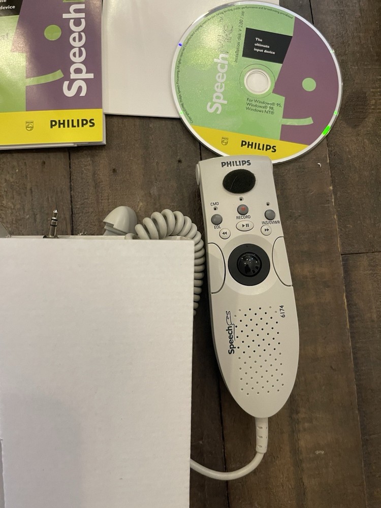 Philips SpeechMike PRO Ergonomic Serial Wired Dictation Microphone 6174