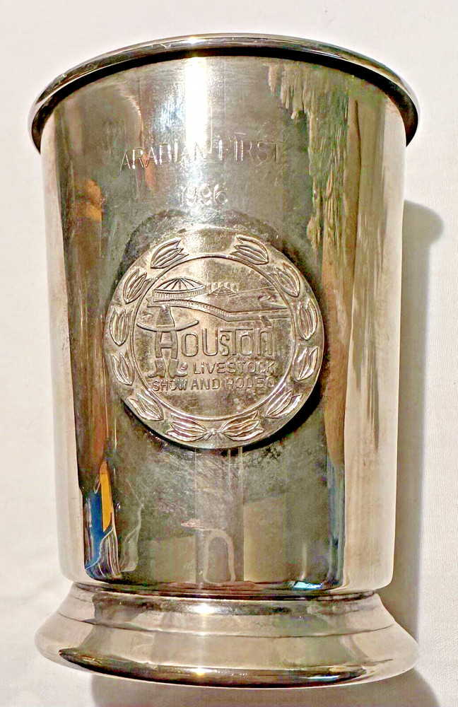 '96 Houston Livestock Show & Rodeo Sheridan Mint Julip Cup Arabian 1st Astrodome