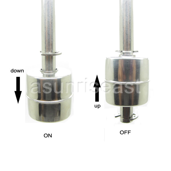 Right Angle Stainless Steel Ball Float Switch Tank Liquid Water Level Sensor