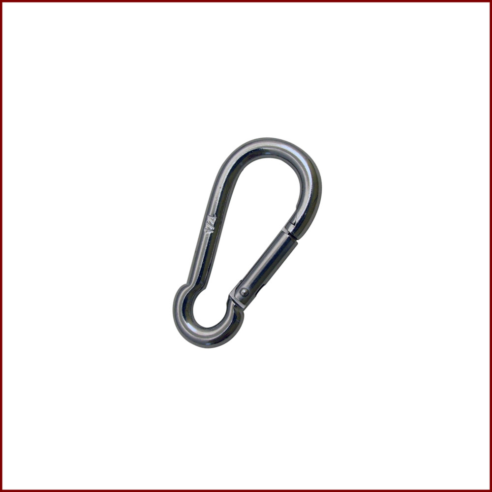 1/4" Springhook, Type 304 Stainless Steel (SOLD IN SETS )