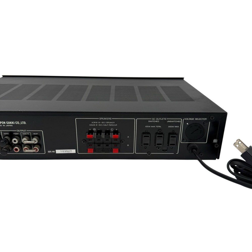 Yamaha Model No. SR-30 Amplifier Working