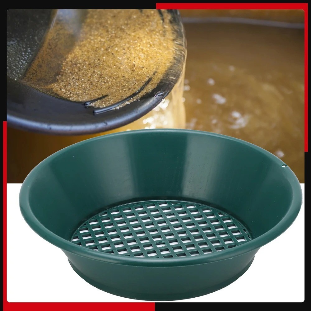 Gold Pan Panning Classifier Mesh Screen Mining Sifter Metal Detecting Tool