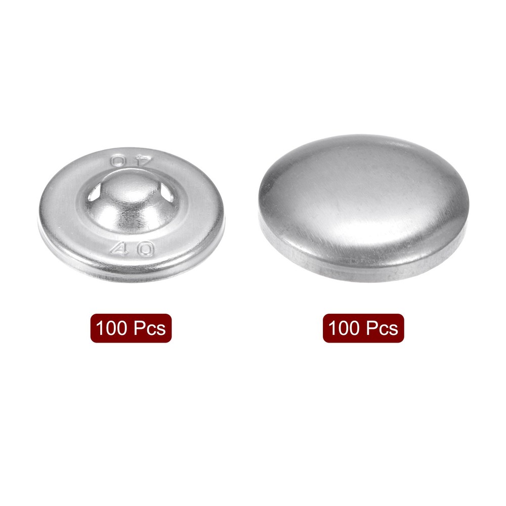 100 Pcs Button Supplies 40L(25.4mm/1") for Button Maker Machine